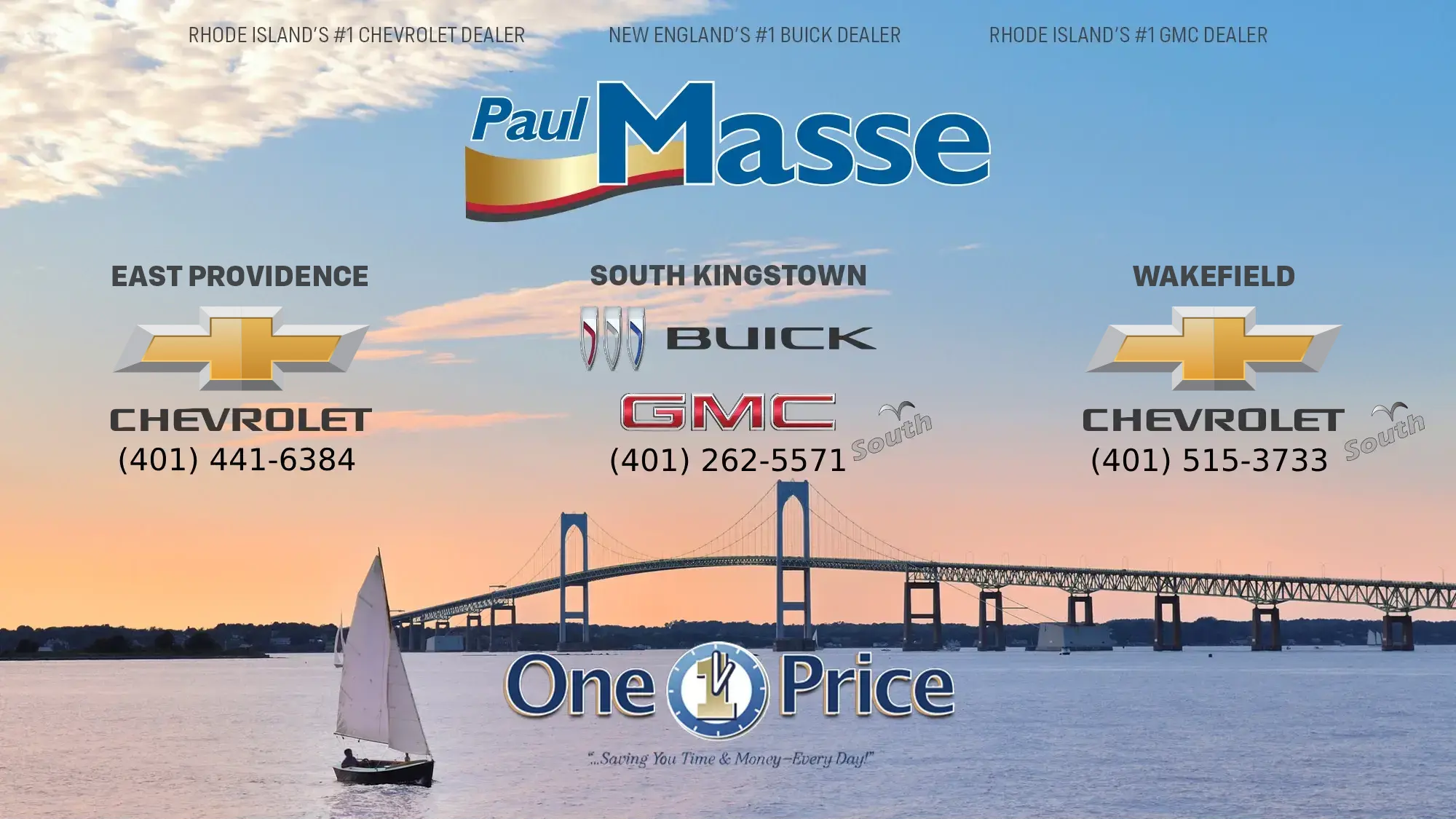 Paul Masse dealerships in East Providence, South Kingstown and Wakefield